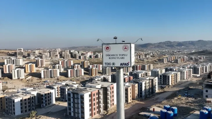 İkinci şantiyede konutlar yükseliyor